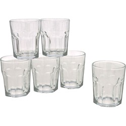 24x Stuks waterglazen/drinkglazen 256 ml - Drinkglazen