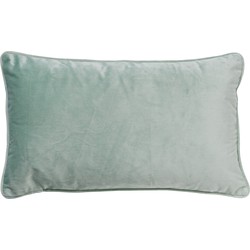 Dutch Decor FINN - Kussenhoes 30x50 cm - velvet - lendekussen - Jadeite - lichtgroen - Dutch Decor