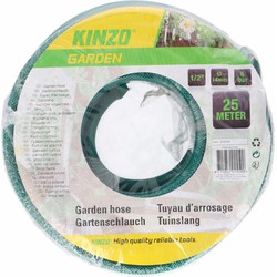 Kinzo Garden tuinslang groen/zwart 25 meter - Tuinslangen