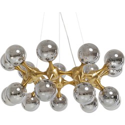 Kare Hanglamp Atomic Balls Brass