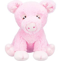 TRIXIE BE ECO VARKENTJE EDISON PLUCHE GERECYCLED ROZE 24 CM