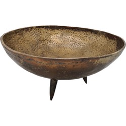 Deco4yourhome® - Schaal - Bowl - Goud - Gold - Karpathos - L