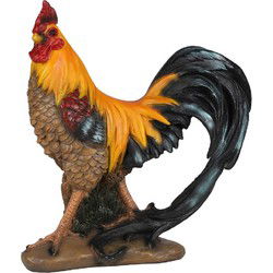Sunnydays Haan/kippen beeldje - Polyresin - 34 x 36 cm - buiten - Tuinbeelden