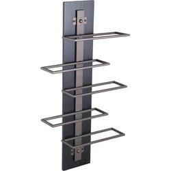 PTMD Brendan Brown steel wall wine rack layers S