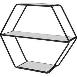 Riverdale Etagère Rocco zwart 55 cm