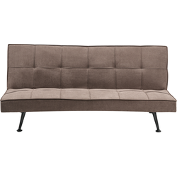 Beliani HASLE - Driezitsbank-Bruin-Polyester
