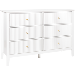 ASSISI - Dressoir 6 lades - Wit - MDF