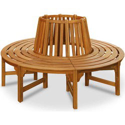 Boombank Eucalyptushout FSC-gecertificeerd Ø190cm
