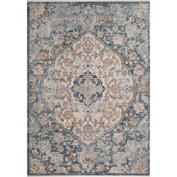 Safavieh Traditional Indoor Woven Area Rug, Illusion Collection, ILL711, in Cream & Blue, 91 X 152 cm