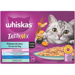 1 Vis van de Dag in saus maaltijdzakjes multipack 12x85g dierensnack