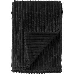 Dutch Decor MARTHY - Plaid 140x180 cm - Raven - Zwart - Dutch Decor