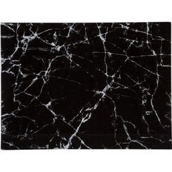 Secret de Gourmet Snijplank marmer print - glas - 40 x 30 cm - Snijplanken