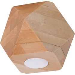 Plafondlamp scandinavisch woody natuurlijk hout
