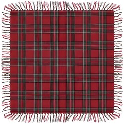 Tafelkleed Tafelkleed Xmas tartan 90x90 cm red