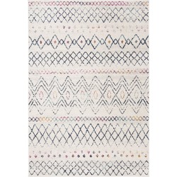 Safavieh Modern Chic Indoor Woven Area Rug, Madison Collection, MAD798, in Ivory & Navy, 155 X 229 cm