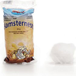 Zoobest knaagdierwatten wit 30gr