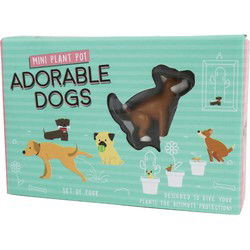 Gift Republic Schattige Honden Plantenlabels