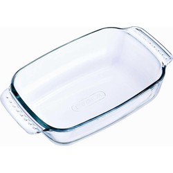 Ovenschaal/braadslede 0,7 liter rechthoekig 22 x 13 x 5 cm - Ovenschalen