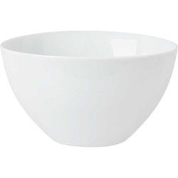 Kommetjes/serveer schaaltjes - Tokyo - porselein - D13 x H7.5 cm - ivoor wit - Stapelbaar - Kommetjes