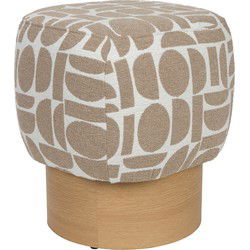 Housecraft Living Cyril Poef/ Krukje Beige