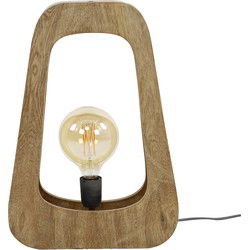 Tafellamp Bray 1-Lichts Mangohout Naturel - Giga Meubel