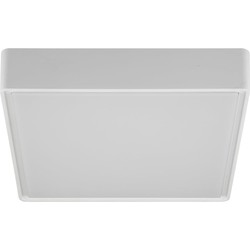 GOA plafonnier vierkant zwart SMD LED 1800Lm 16W IP65