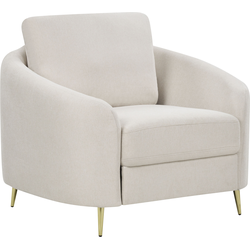 Beliani TROSA - Fauteuil-Beige-Polyester