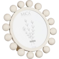 Mica Decorations Paolo Fotolijstje - 20x2x20 cm - Ijzer - Beige