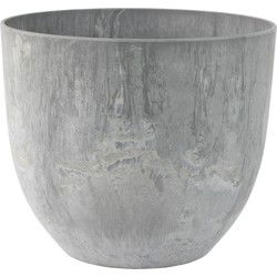 Ter Steege Plantenpot - betongrijs - kunststof - 33 x 29 cm - Plantenpotten