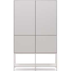 Kave Home - Vedrana-dressoir met 4 deuren witgelakt MDF 97,5 x 160 cm