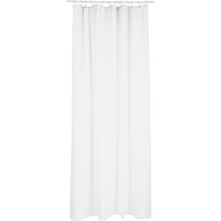 Decopatent® Douchegordijn 180x200 Cm - Polyester - Douche gordijn anti schimmel - Voor bevestiging aan douchegordijnstang - Wit