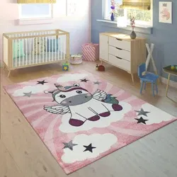 Kindervloerkleed - Cosena - Roze - 200x290 cm