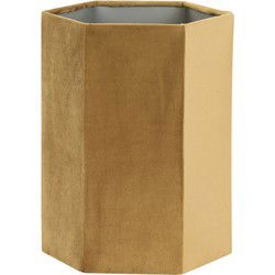 D - Light & Living - Lampenkap VELOURS - Ø20x26cm - Bruin