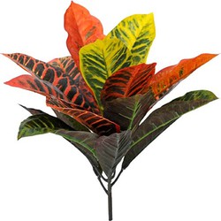 Gartenkraton 35 cm künstliche Blume aus Kunstseide - Buitengewoon de Boet