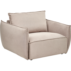 Beliani KUNES - Fauteuil-Beige-Polyester