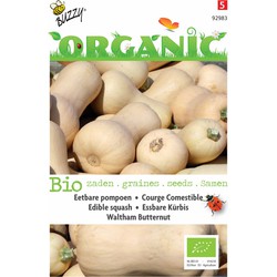 5 stuks - Organic Wintersquash Waltham Butternut (Skal 14275)