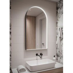 Badplaats Badkamerspiegel Aberdeen LED - 50 x 100 cm - LED verlichting - Badkamer Spiegel - Spiegel Douche