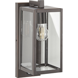 Beliani MEGGET - Tuin wandlamp-Zwart-IJzer