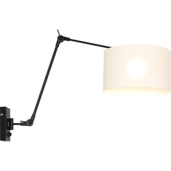 Steinhauer wandlamp Prestige chic - zwart -  - 8120ZW