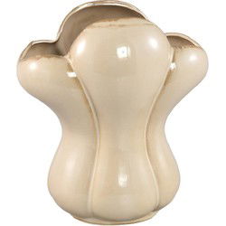 PTMD Vaas Mellie - 26x18x29 cm - Keramiek - Creme