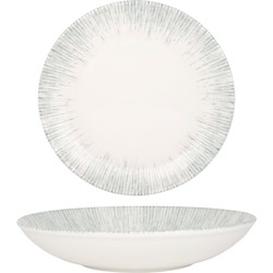 Bonna Diepbord - Iris - Porselein - 25 cm 1300 cc - set van 6