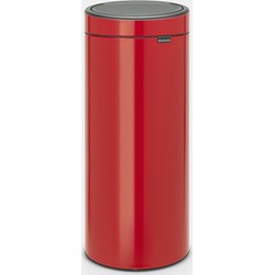 Touch Bin New, 30L, Plastic Inner Bucket - Passion Red