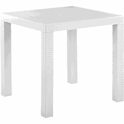 Beliani FOSSANO - Tuintafel-Wit-Synthetisch materiaal