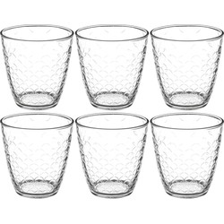 Set van 18x stuks water/sap glazen Rome 250 ml van glas - Drinkglazen