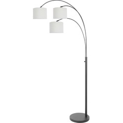 Steinhauer vloerlamp Sparkled light - zwart - metaal - 3825ZW