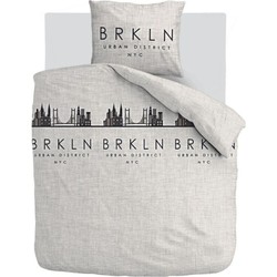 Cotton Rich Collection - Dekbedovertrek - Brooklyn - 200x200/220 - 2 Kussensloop van 60x70 cm - Grijs