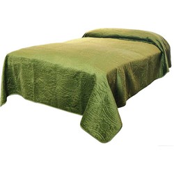 Unique Living - Bedsprei Veronica 240x280cm green