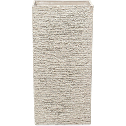 GAZA - Plantenbak - Lichtbeige - 35 cm - Stenenmix