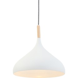 Scandinavische Mexlite Bjorr hanglamp met hout