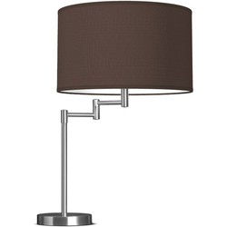 tafellamp swing bling Ø 35 cm - bruin